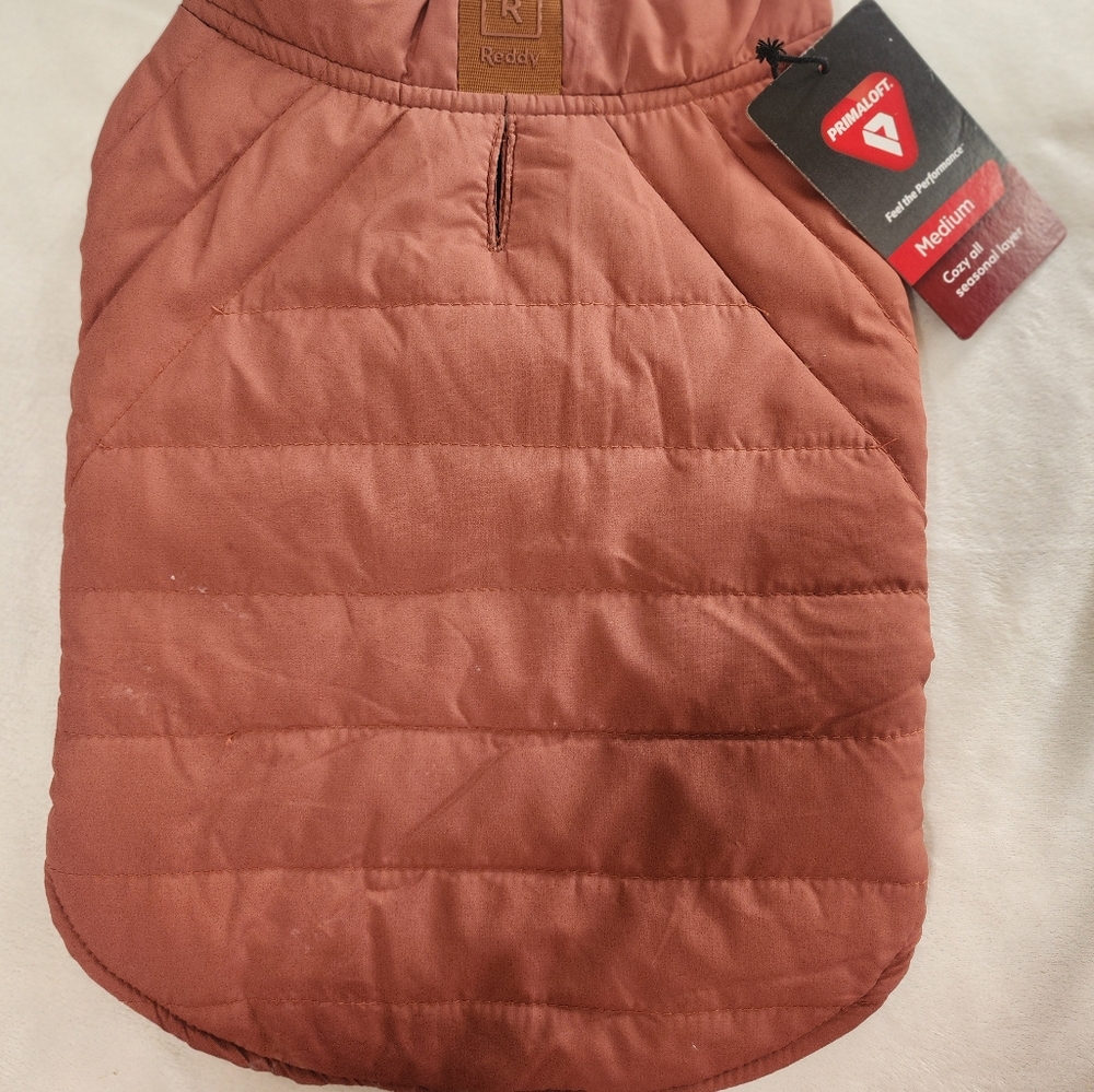 Ruffwear Quilted Dog Jacket in Rust